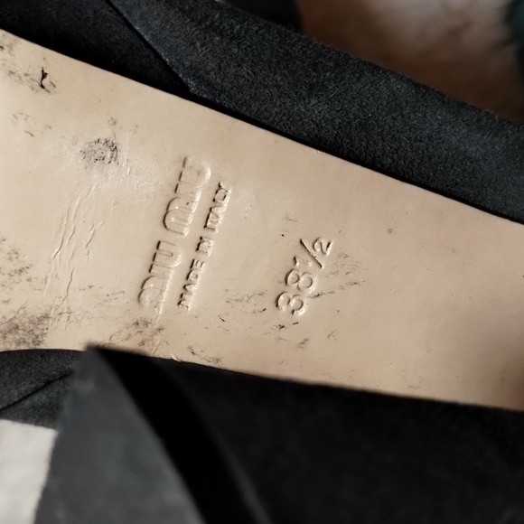 Miu Miu grey suede booties - Picture 10 of 14